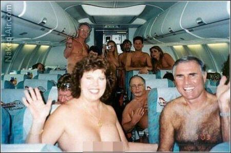 avion pour nudistes
