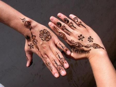 mes mains