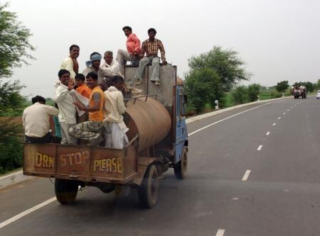 en route